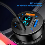 Car Charger Quick Charge Cigarette Lighter Adapter