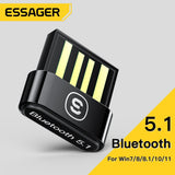 Essager USB Bluetooth 5.1 Adapter Receiver BT5.0 Dongle