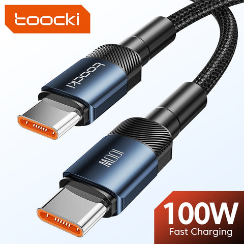 Toocki 100W USB Type C To USB C Cable PD Fast Charging