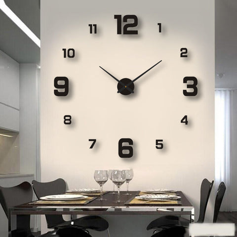 Creative Frameless  Wall Clock