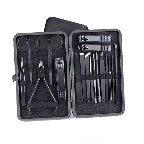 18 PCs Manicure Cutters Nail Clipper Set