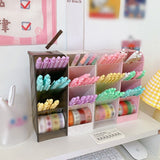 Kawaii Desktop Pen Holder Japanese Colorful Desk Organizer