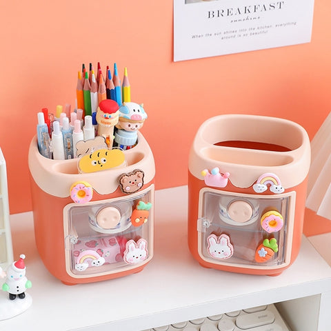 Piggy Drawer Pen Holder