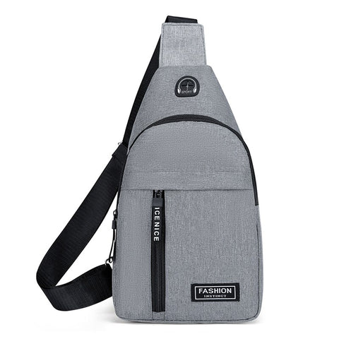 Solid Men Chest Bag