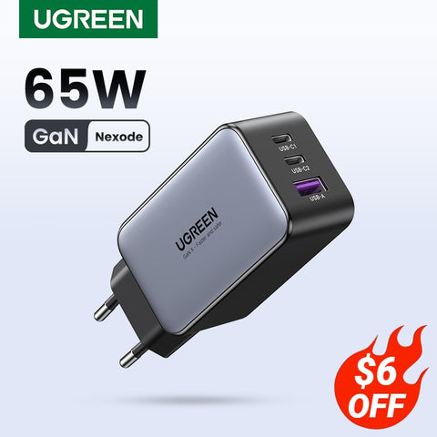 UGREEN 65W GaN Charger Quick Charge