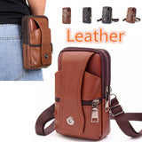 Men Leather Waist Bag