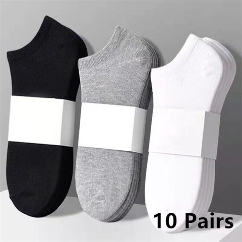 10 Pairs Men's Cotton Socks