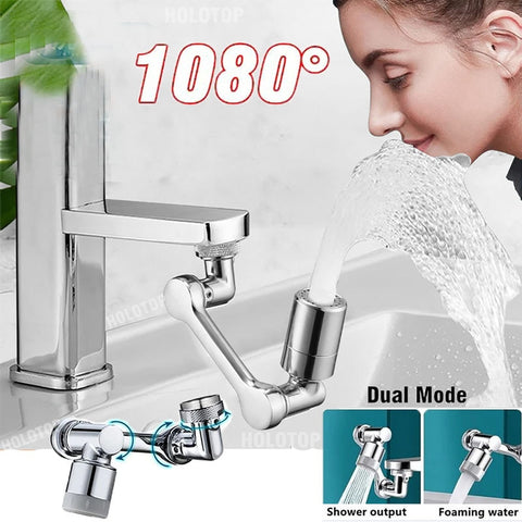 1080 Degree Universal Rotatable Extension Faucet Sprayer Head