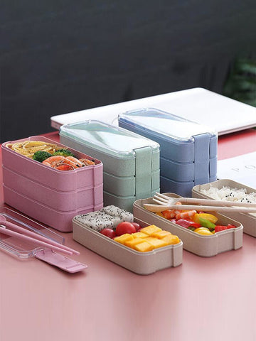 Japanese Straw Lunch Box