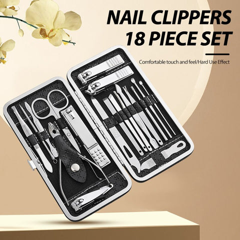 Home Nail Clipper Set of 18 Pieces Large Size