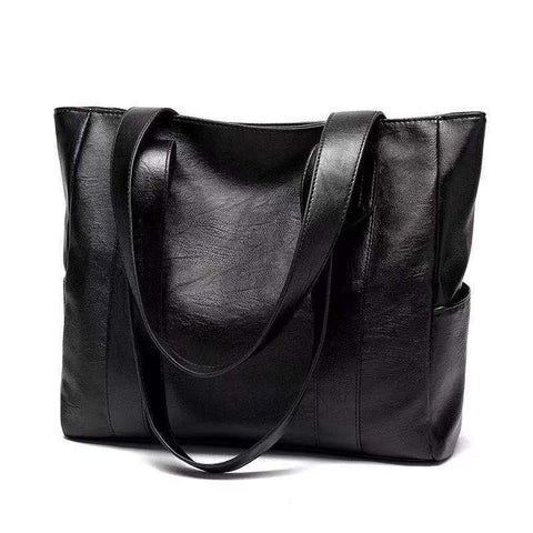 Big Soft Leather Bag Female