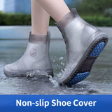 Waterproof Silicone Shoe Cover High Top Rain Boots