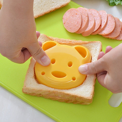 Teddy Bear Sandwich Mold Toast Bread Making Cutter