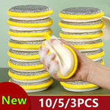 10/5/3PCS Double Side Dishwashing Sponge