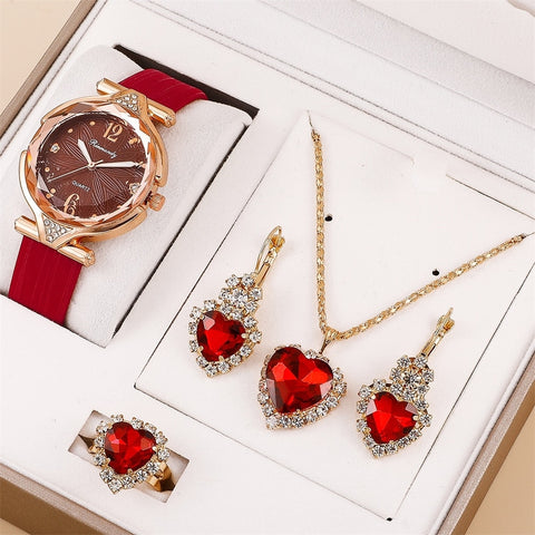 5pcs Set Watches Women