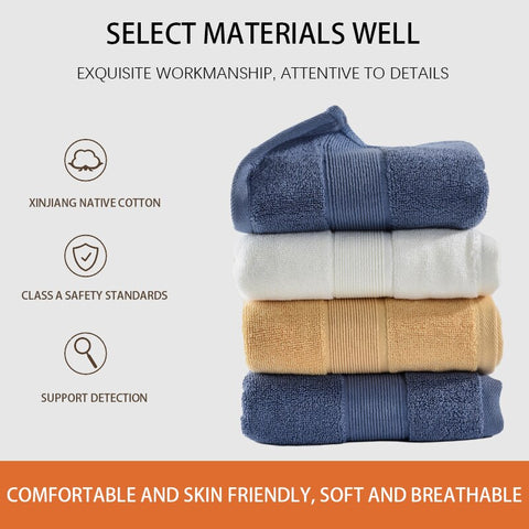 Cotton Towel Bathroom Face Towel Strong Absorbent Soft Non-shedding