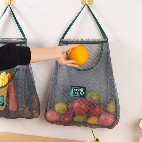 Reusable Kitchen Hanging Mesh Bag