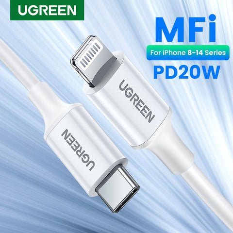 UGREEN 20W MFi USB C to Lightning Cable