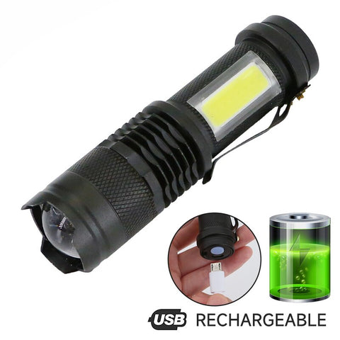 Mini Rechargeable LED Flashlight