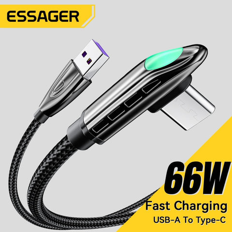 Essager 6A 66W USB Type C Cable