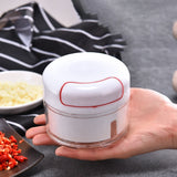 White Multi-functional Food Garlic Grinder