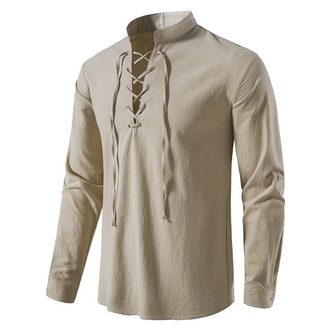 Men's Casual Blouse Cotton