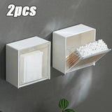 1/2pcs Wall Mounted Storage Boxes